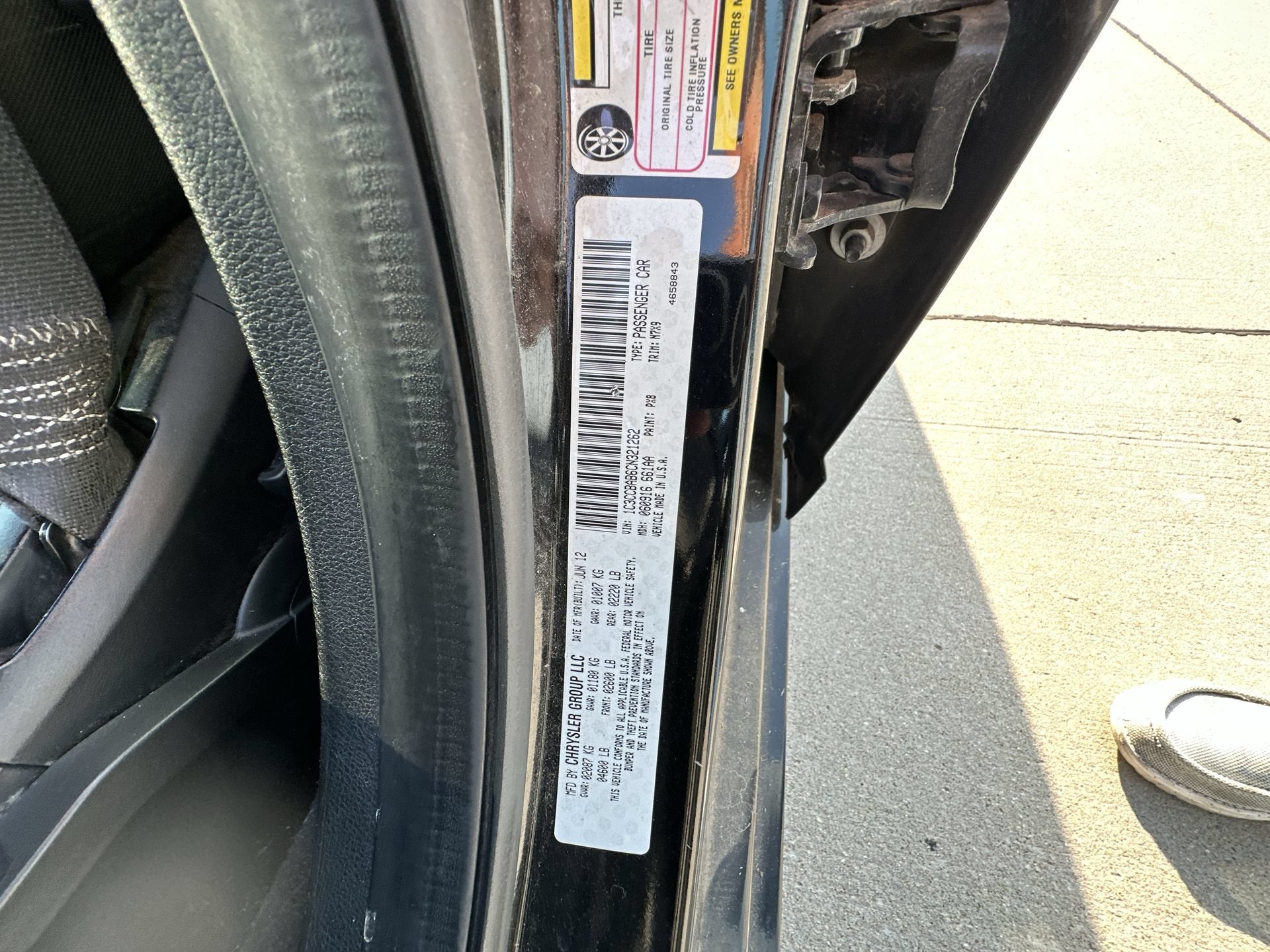 2012 Chrysler 200 LX