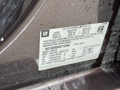 2016 Chevrolet Silverado 2500 HD LTZ