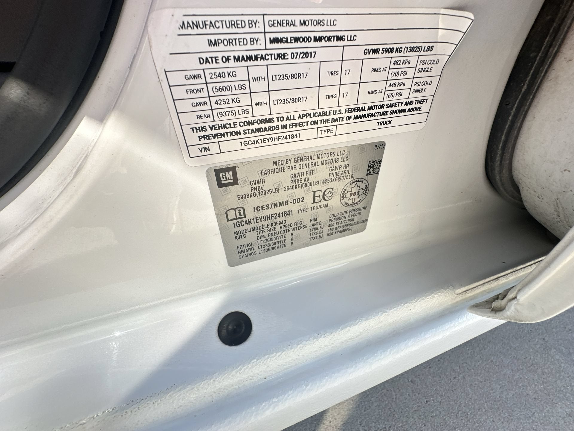 2017 Chevrolet Silverado 3500 HD High Country