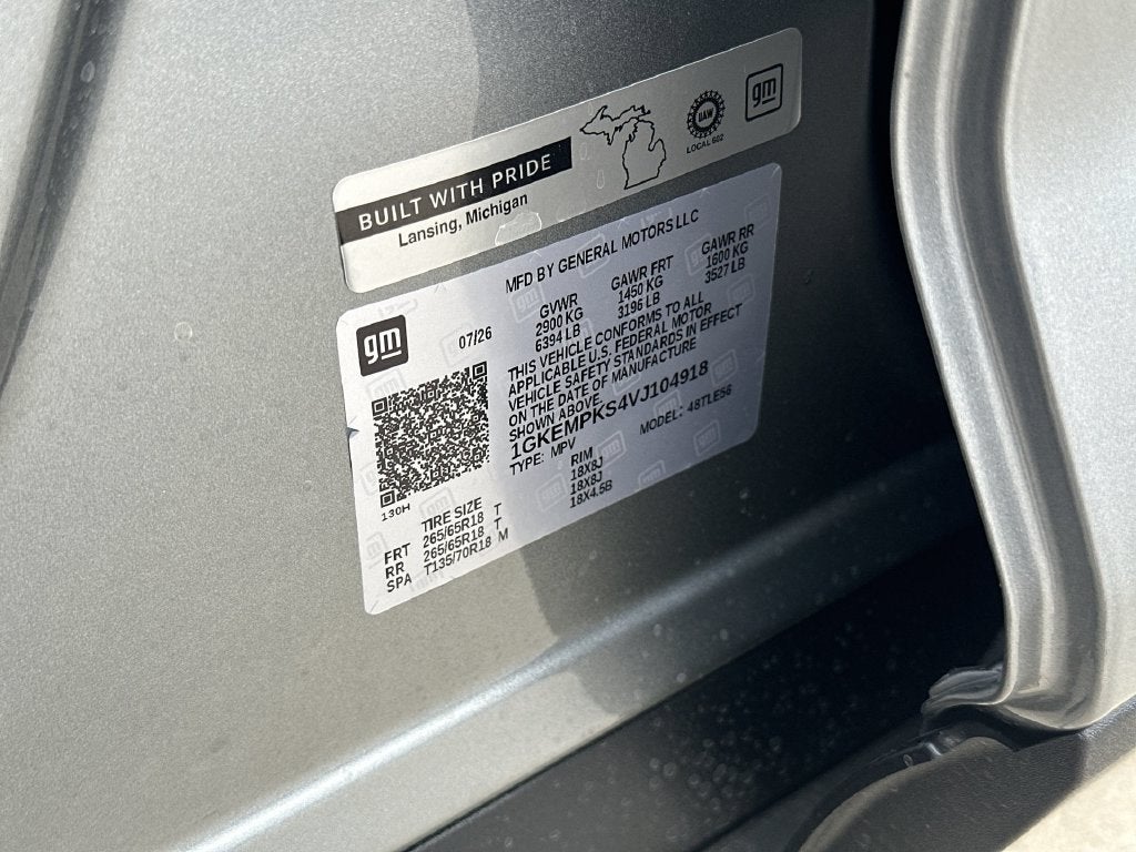 2027 GMC Acadia AT4