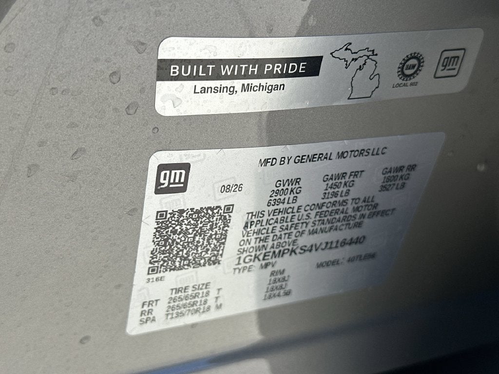 2027 GMC Acadia AT4