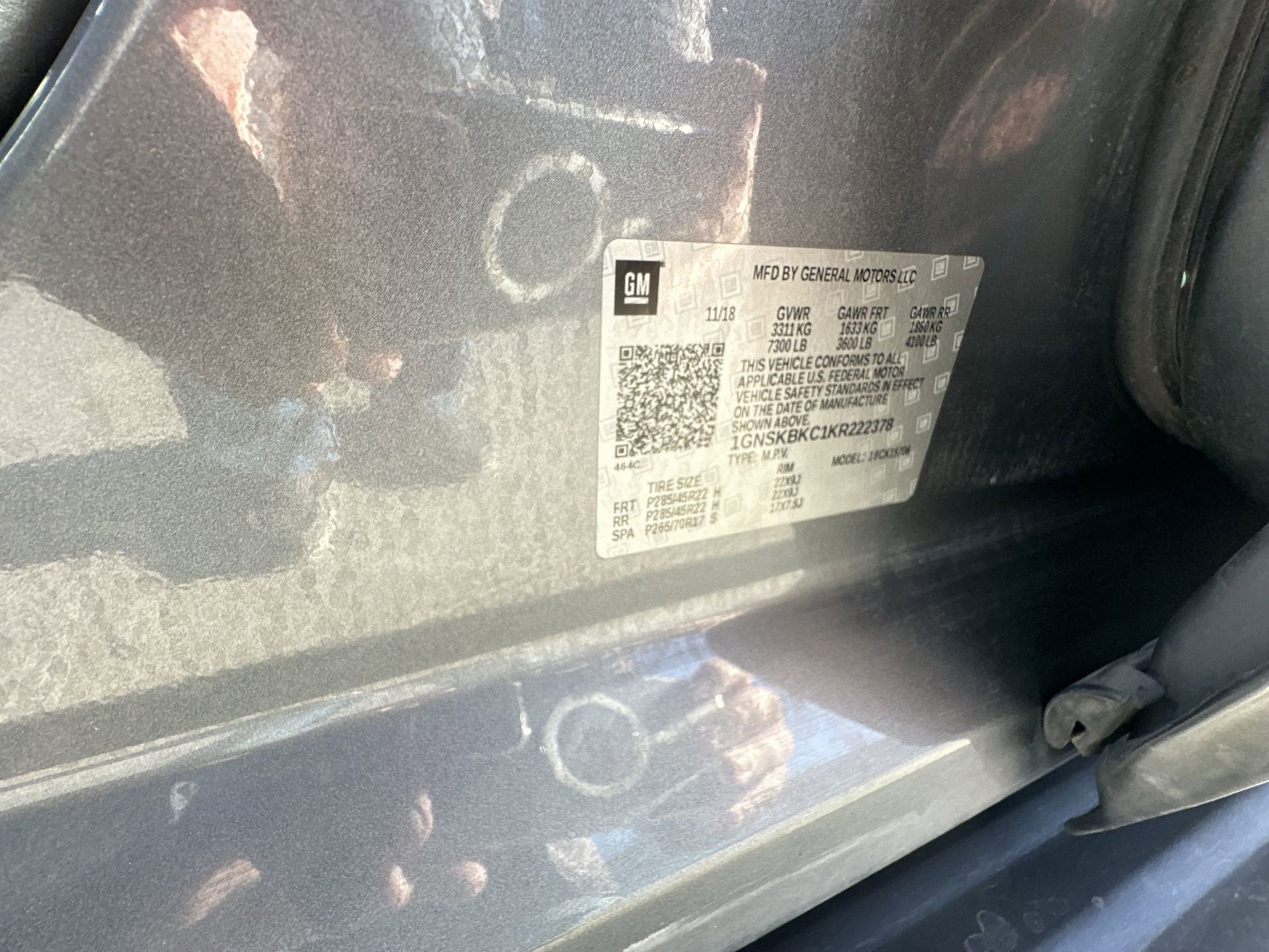 2019 Chevrolet Tahoe LT