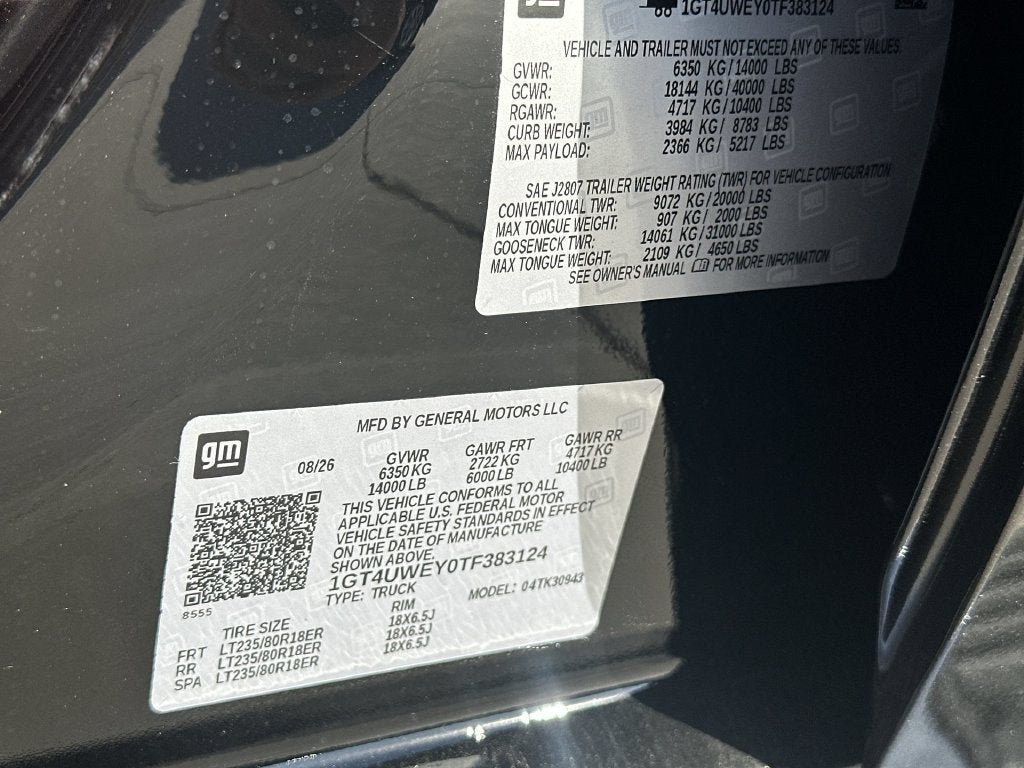 2026 GMC Sierra 3500 HD Denali DRW