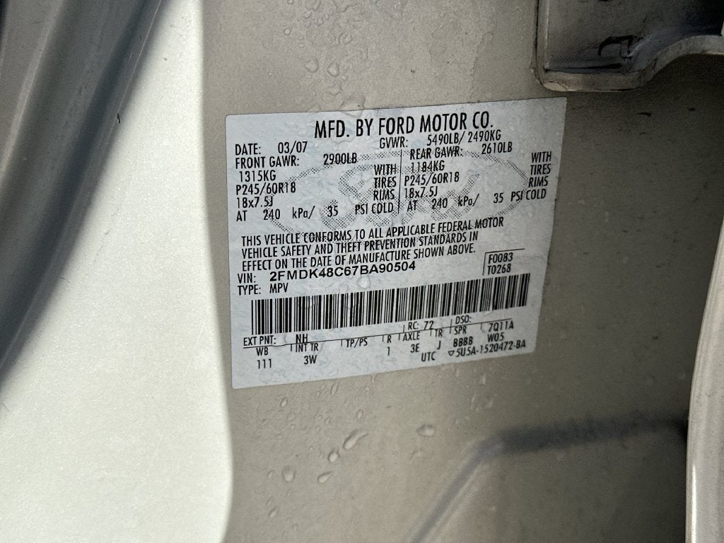 2007 Ford Edge SEL