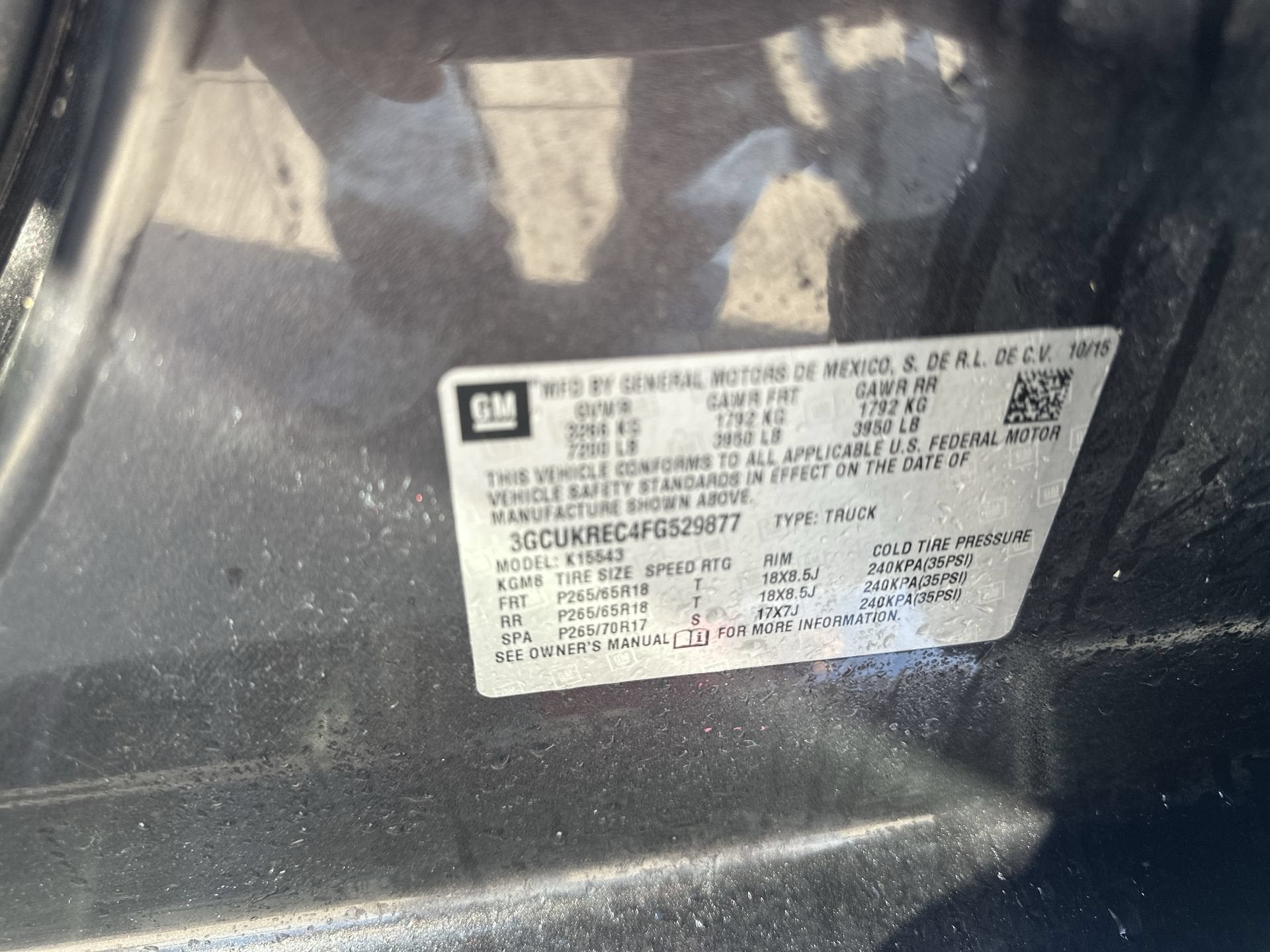 2015 Chevrolet Silverado 1500 LT