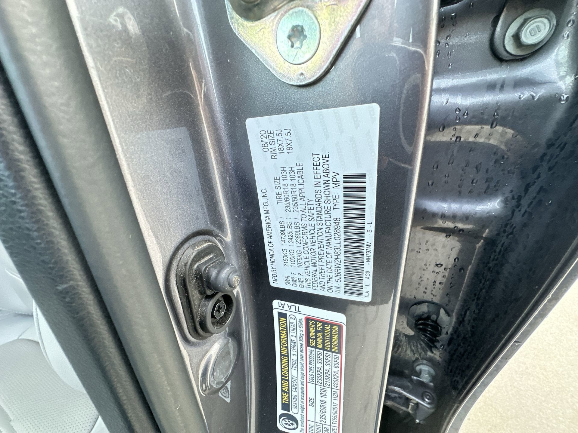 2020 Honda CR-V EX-L