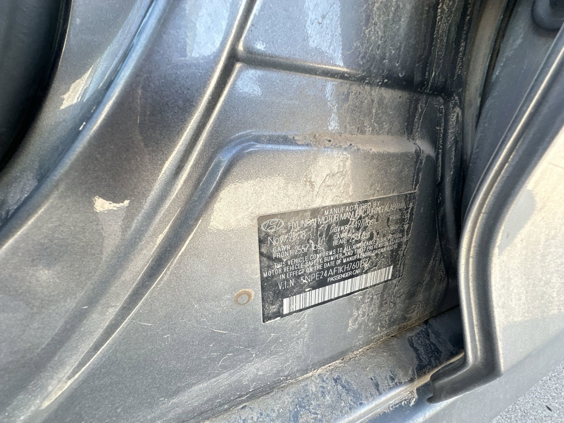 2019 Hyundai SONATA Base